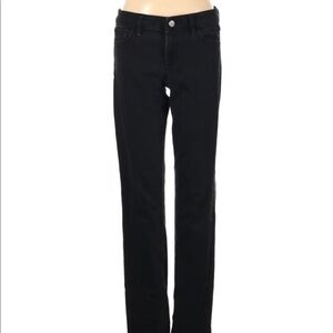 CABI size 4 black cuffed skinny jeans